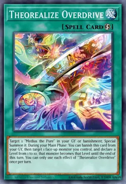 BLGG-EN128 Theorealize Overdrive Ultra Rare Yu-Gi-Oh! NEW - Image 1