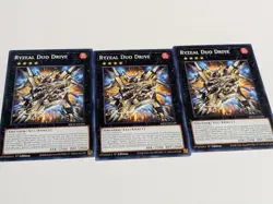 3x Common Ryzeal duo Drive Yugioh! Mega Pack 2025 - Image 1
