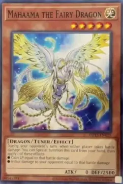 Mahaama the Fairy Dragon - OP15-EN025 - Common - Yugioh - Image 1
