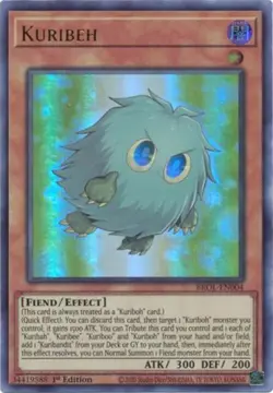 1x (NM) Kuribeh - BROL-EN004 - Ultra Rare - 1st Edition YuGiOh - Image 1