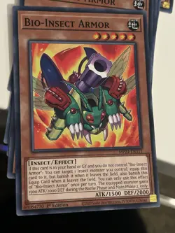 YUGIOH MP24-EN311 Bio-Insect Armor Common 1st Edition NM - Image 1