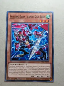 Knight Armed Dragon, the Armored Knight Dragon INFO-EN012 Common Yugioh - Image 1