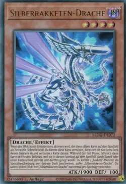 yugioh Silberrakketen-Drache BLGG-DE072 Ultra Rare 1Auflage Deutsch - Image 1