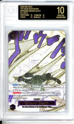 Ground Death 2026 One Piece The Azure Sea's Seven BGS 10 Black Label - Image 1