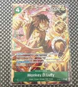 Monkey.D.Luffy (Parallel) ST30-012 SR Foil NM One Piece - Image 1