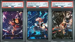 PSA 10 GM 2025 One Piece SP Card OP-13 Luffy 119 Ace 028 Sabo 118 Holo Japanese - Image 1