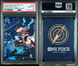 PSA 10 GM 2025 One Piece SP Card OP-13 Luffy 119 Ace 028 Sabo 118 Holo Japanese - Image 3