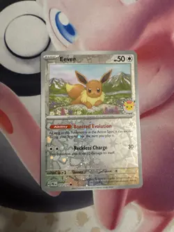 Eevee - (Pokemon Day 2025) (Reverse Cosmos Holo) 074/131 Miscellaneous Card - Image 1