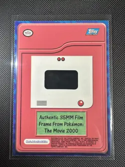 Pokemon The movie 2000 Authentic Film Frame Topps Card Articuno & Zapdos Rare! - Image 3