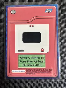 Pokemon The movie 2000 Authentic Film Frame Topps Card Articuno & Zapdos Rare! - Image 4