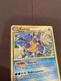 Blastoise 13/95 Pokemon: Unleashed Non-Holo Pokemon TCG Card RARE - Image 5
