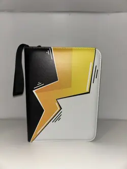 Pokemon Card Binder Collection Pikachu Front Cover Design - Image 1