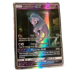 Mewtwo GX (Mewtube) Pokemon Card 78/73 Secret Legends Shining Holo Rare - Image 1