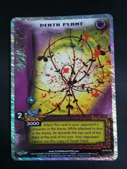 Yu Yu Hakusho TCG CCG Death Plant U175/176 Unlimited Near Mint Card - Image 1
