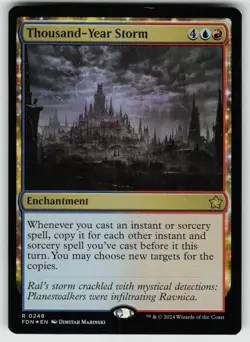 MTG Thousand-Year Storm Foil Foundations # 248 NM - Image 1