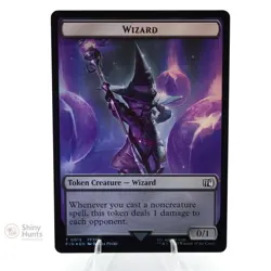 MTG Wizard (0015) / Bird (0017) / Double-Sided Token 17 // 15 FINAL F Foil NM - Image 1
