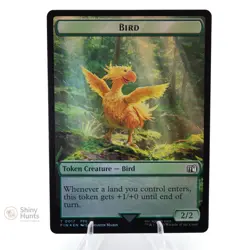 MTG Wizard (0015) / Bird (0017) / Double-Sided Token 17 // 15 FINAL F Foil NM - Image 2