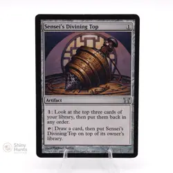 MTG Sensei's Divining Top — Champions of Kamigawa Magic LP+ condition - Image 1