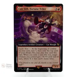 MTG Cait Sith, Fortune Teller (Extended Art) 151 Commander: FINAL FANTASY NM - Image 1