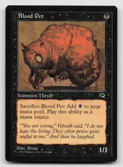 Magic: The Gathering Blood Pet 109 Tempest NM - Image 1