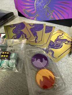 Pokemon - Scarlet & Violet Design Box With Cards ,dice Sleeves - Image 3
