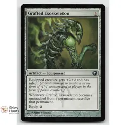 Magic: The Gathering Grafted Exoskeleton 162 Scars of Mirrodin LP - Image 1