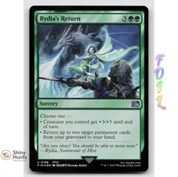 Magic: The Gathering Rydia's Return 198 FINAL FANTASY Foil NM Pack Fresh - Image 1