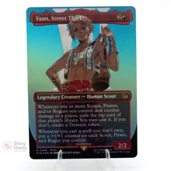 MTG Vaan, Street Thief (Borderless) 390 FINAL FANTASY Foil NM Pack Fresh - Image 1