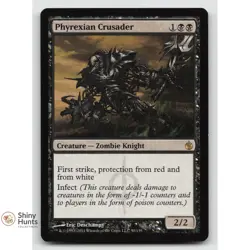 Magic: The Gathering Phyrexian Crusader 50 Mirrodin Besieged NM - Image 1