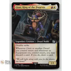 MTG Giott, King of the Dwarves (Extended Art) 488 FINAL FANTASY NM - Image 1