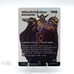 MTG Golbez Clad in Darkness Syr Konrad the Grim (Showcase) FINAL FANTASY Foil NM - Image 1