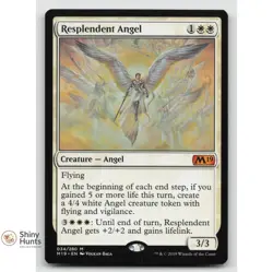 Magic: The Gathering Resplendent Angel 34 Promo Pack: Core Set 2020 NM - Image 1