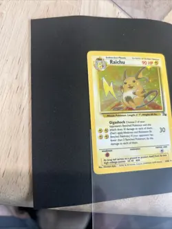 Pokemon TCG Raichu Fossil Holo Rare Card 14/62 NM Condition - Image 2