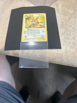 Pokemon TCG Raichu Fossil Holo Rare Card 14/62 NM Condition - Image 5