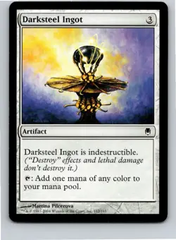 Magic the Gathering Darksteel Ingot Darksteel MTG Free Shipping! - Image 1