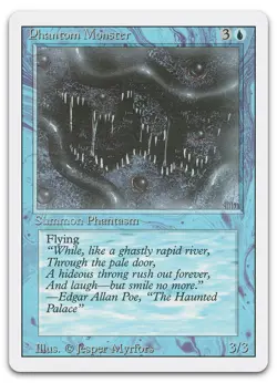 Phantom Monster (NM) Revised Edition 3ED Magic MTG - Image 1