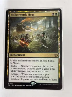 Hollowmurk Siege Tarkir: Dragonstorm #182 Rare - Image 1