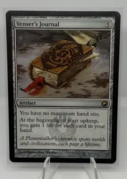 Wizards Venser's Journal Scars of Mirrodin Artifact Rare #220 Regular - Image 1