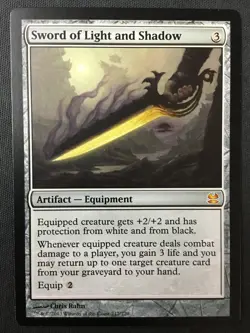 MTG Modern Masters #217 Sword of Light and Shadow NM - Image 1