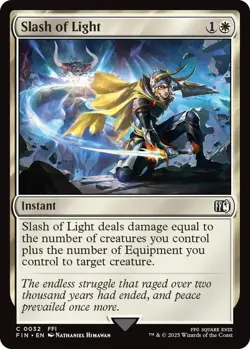 Slash of Light 0032 MTG FINAL FANTASY Common NP - Image 1