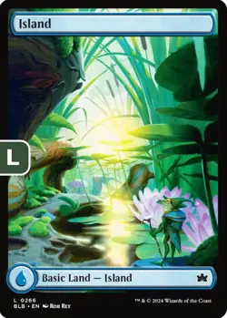 MTG Island Bloomburrow Basic Land Basic Land Island NM - Image 1