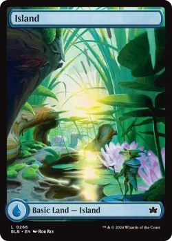 MTG Island Bloomburrow Basic Land Basic Land Island NM - Image 2