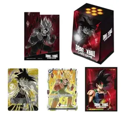 BANDAI CARD GAME Dragon Ball Fusion Card Case and Sleeves Set 01 Bardock - Image 1