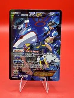 Pokemon TCG Team Aqua's Kyogre EX 6/34 Double Crisis UR Holo EN HP - Image 1