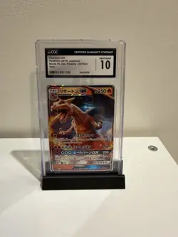 Pokemon CGC 10 Charizard GX 007/024 Smp2 Holo JP 2019 - Image 1