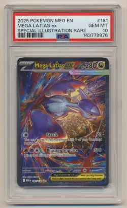 PSA 10 Pokemon Mega Evolution SIR Mega Latias EX 181/132 GEM MINT Condition! - Image 1