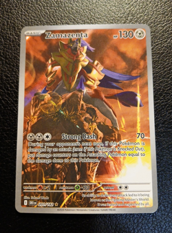 Pokemon TCG , Zamazenta 201/182 Illustration Rare - Destined Rivals Frresh Pull - Image 1