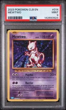 POKEMON CLB-TRADING CARD GAME CLASSIC BLASTOISE & SUICUNE EX DECK MEWTWO PSA 9 - Image 1
