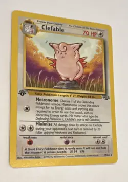 Pokemon Clefable Jungle 17/64 Rare 1st Edition - Image 2