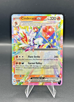 Pokemon TCG Pokemon Cinderace Ex Double Rare Holo - Image 1